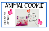 Animal Cracker Valentine's Day Gift Tags