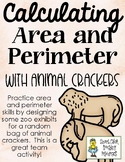 Animal Cracker ZOO - Hands-On Math Activity for AREA and P