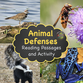 Preview of Animal  Defenses Nonfiction Texts for Reading Comprehension