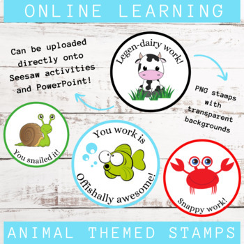 Preview of Digital Stamps: Animals