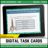 Animal Diversity - Invertebrates Digital Task Cards - Boom Cards