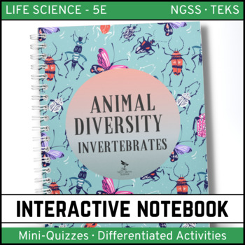 Preview of Animal Diversity: Invertebrates Interactive Notebook