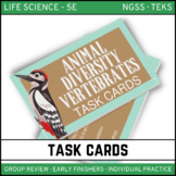 Animal Diversity: Vertebrates Task Cards