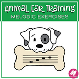 Animal Ear Training Exercises - Solfege Worksheets - Melodic Assessments
