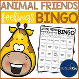 Animal Emoji Feelings Counseling Bingo Game