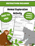 Animal Exploration Activity