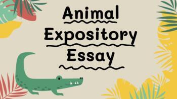 Preview of Animal Expository Research Planning Google Slides
