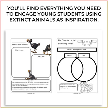 Organizer An Extinct Animal Worksheets