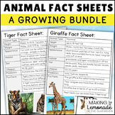 Animal Fact Sheets - A Growing Bundle
