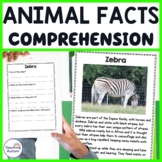 Animal Facts Reading Comprehension Passages and Questions