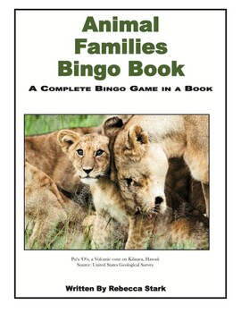 Preview of Animal Families Bingo Books