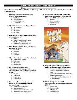 Preview of Animal Farm (1954 Animated Film) Movie Quiz