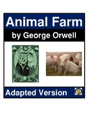 Animal Farm- Adapted Novel l Questions & Test l ELA/Lit. l