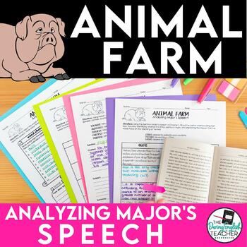 Preview of Animal Farm: Analyzing Major's Speech