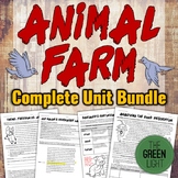 Animal Farm Bundle: Activities, Essays, Projects, Task Cards
