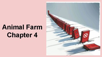 Preview of Animal Farm Chapter 4 Independent Work Pack