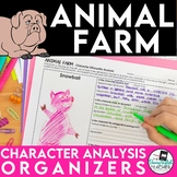 Animal Farm Character Analysis Graphic Organizers