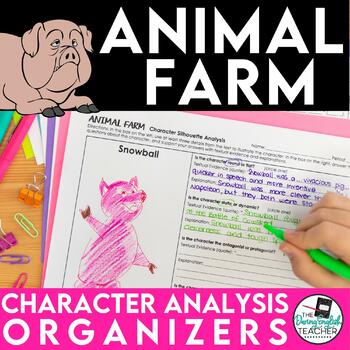 Animal Farm Character Analysis Graphic Organizers by The Daring English  Teacher