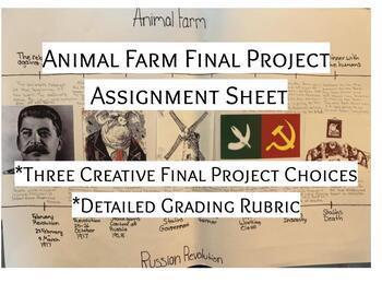 Preview of Animal Farm Final Project Choices