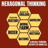 Animal Farm Hexagonal Thinking Activity
