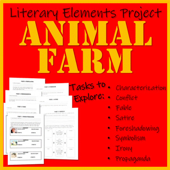 Animal Farm Literary Elements Project by Empower Healthy Students
