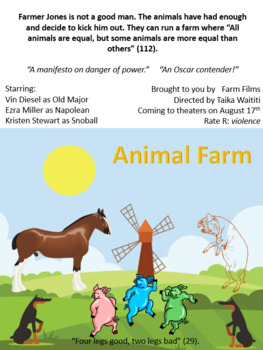 animal farm movie poster