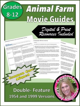 Preview of Animal Farm: Movie Viewing Guides: Double Feature! 1954 and 1999 Versions