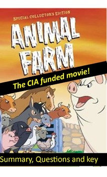 Animal Farm: Movie questions, key, summary and more by The Past is a Blast