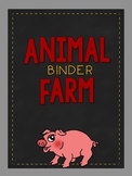 Animal Farm Organizer: Covers, Spines, & Planning Sheets