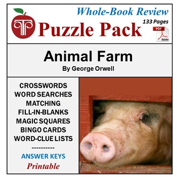Animal Farm Word Search Teaching Resources | TPT