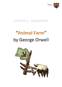 Animal Farm Reading Comprehension: Chapter 1 (Assessment + Answer Key)