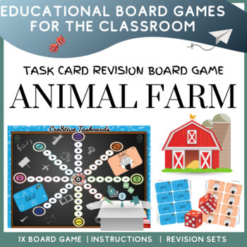 Preview of Animal Farm English Printable Themed Board Game