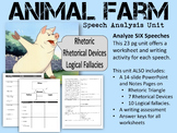 Animal Farm Speech Analysis Unit