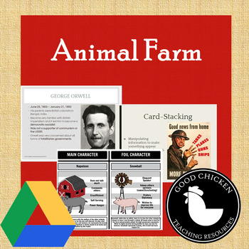 Animal Farm Unit by Good Chicken Teaching Resources | TPT