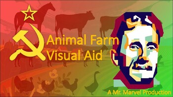 Preview of Animal Farm Visual Aid -Characters -Themes -Russia -Stalin -Trotsky -Marx