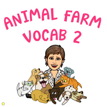 Preview of Animal Farm Vocab List #2 Memory Clue Google Slides