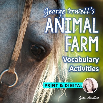 Preview of Animal Farm Vocabulary Activities--Pre/Post Reading & Chapter Activities