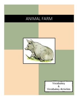 Animal Farm Vocabulary Teaching Resources | TPT
