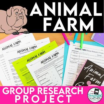Preview of Animal Farm Group Research Project