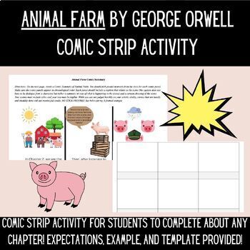 Preview of Animal Farm by George Orwell Comic Strip