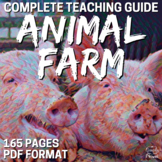 Animal Farm Novel Study Unit - 160+ Page Teaching Resource Bundle