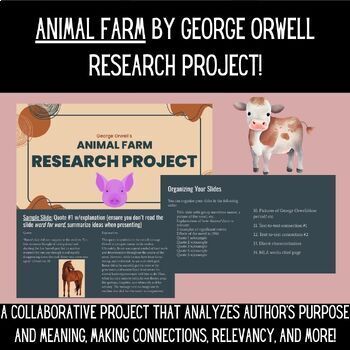 Preview of Animal Farm by George Orwell Research Project