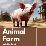Animal Farm by George Orwell Review Activities Growing Bundle