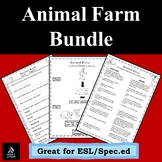 Animal Farm complete unit bundle  Chapters 1-10 ESL/Spec.E