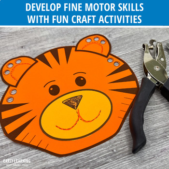 Fine Motor Skill - Scissor Skills - Animal Fun