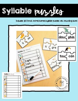 Food-Themed Syllable Puzzle