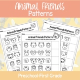 Animal Friends Pattern Printables! Finish the Pattern