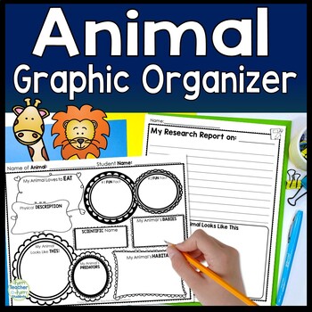 Preview of Animal Graphic Organizer | Animal Research Graphic Organizer and Writing Paper