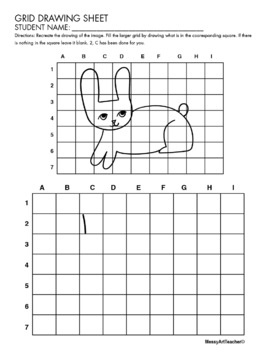 5 Animal Grid Drawing Sheets for Elementary Grades (3rd-5th) | TPT