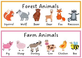 Preview of Animal Groups